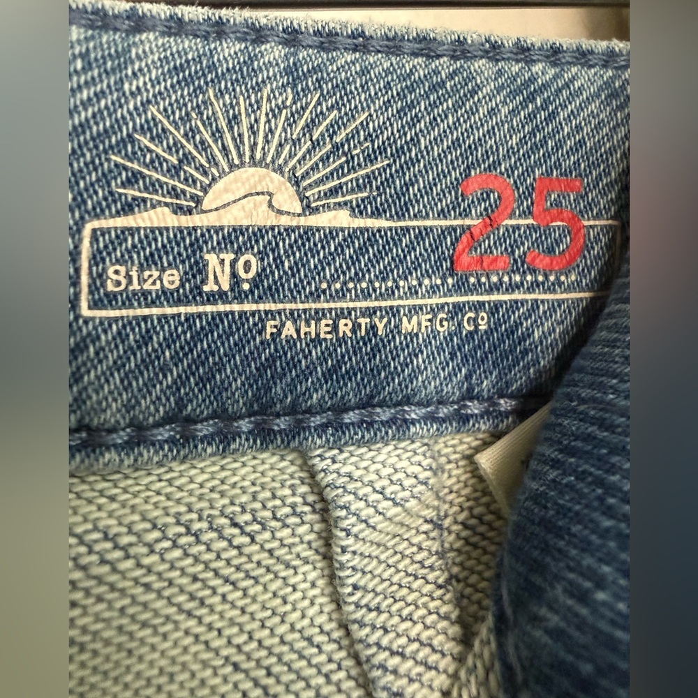 FAHERTY Stretch Terry Patch Pocket Jeans - Light … - image 7